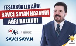 SAVCI SAYAN AĞRI BELEDİYE BAŞKANI OLDU!