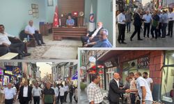 Cemal Kaya, Ağrılı esnaflarla bir arada!