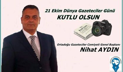 OGC' den 21 Ekim Dünya Gazeteciler Günü Kutlama Mesajı