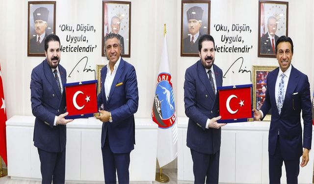 Dossi Dossi Yönetim Kurulu Başkanı Hikmet Eraslan'dan Başkan Savcı Sayan'a makamında ziyaret