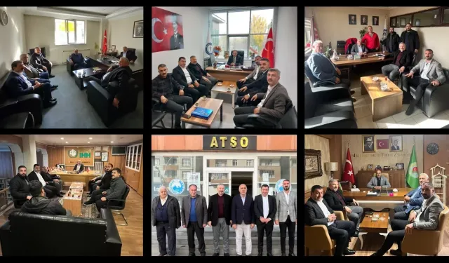 İş insanı Azad Medeni Kahraman, Ağrı’daki STK Temsilcilerini Ziyaret Etti