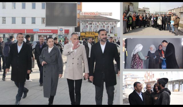 AK Parti Ağrı Belediye Başkan Adayı Salih Aydın, durmadan çalışıyor!