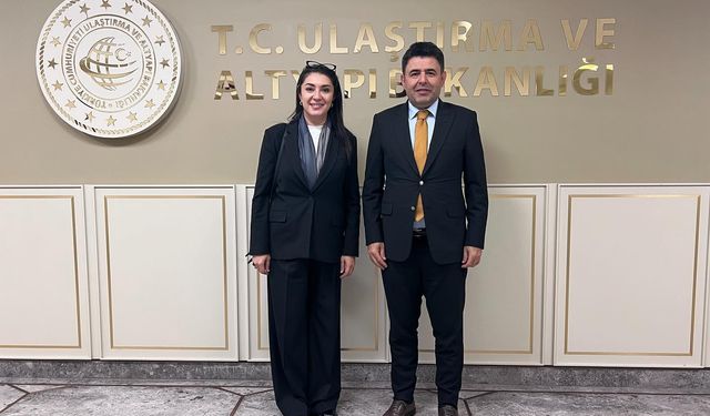 Milletvekili Ruken Şahin Kilerci, Ulaştırma ve Altyapı Bakan Yardımcısı Boyraz ile bir araya geldi