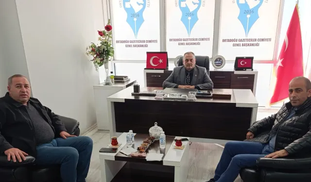 Mesut Demir ve İsrafil Avcı, OGC Genel Başkanı Aydın’ı ziyaret ettiler