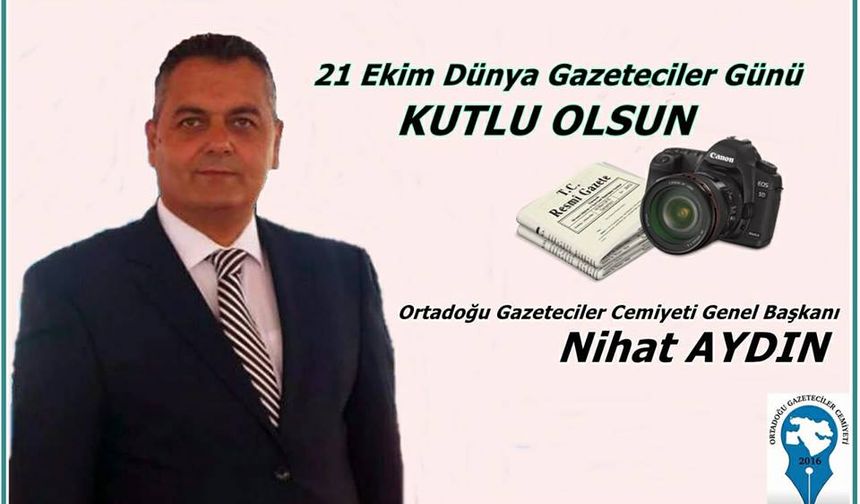 OGC' den 21 Ekim Dünya Gazeteciler Günü Kutlama Mesajı