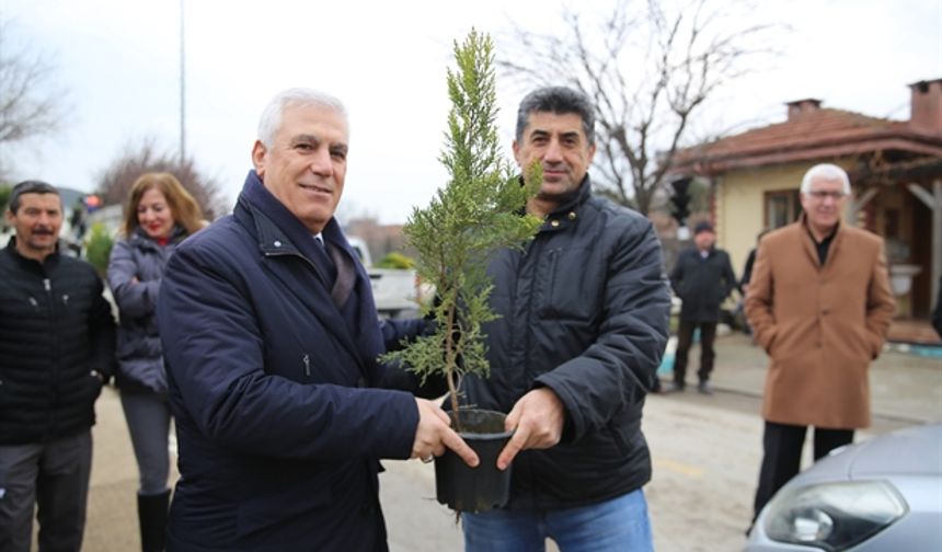 Fidanlar yeniden yeşil Bursa için toprakla buluştu