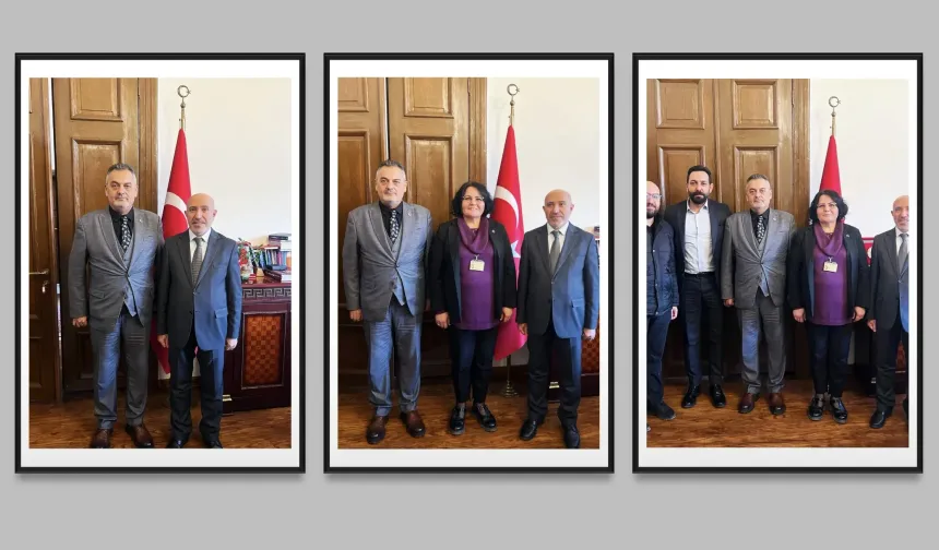 OGC Genel Başkanı Aydın, Saim Durmuş’u ziyaret etti