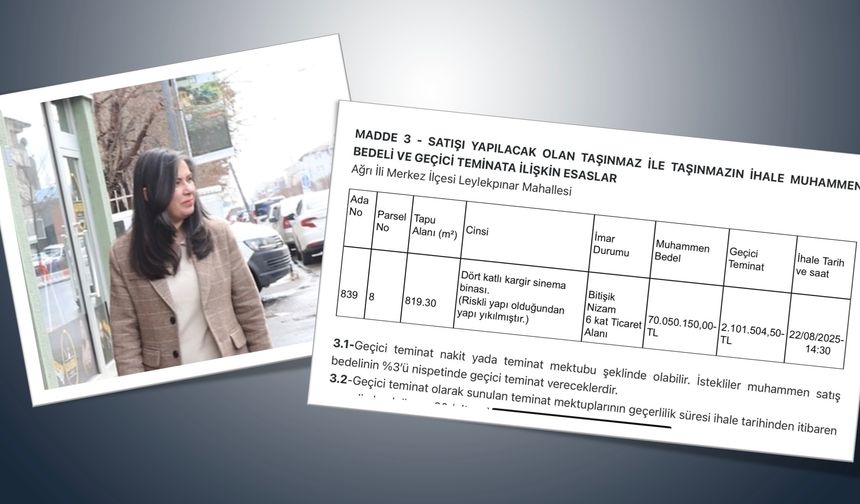 Başkan Aras, Ağrı Belediyesi'nin arsalarını satıyor!