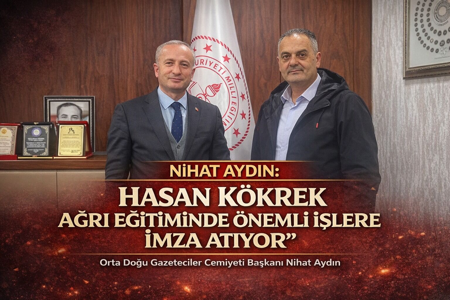OGC Başkanı Aydın’dan Hasan Kökrek’e ziyaret